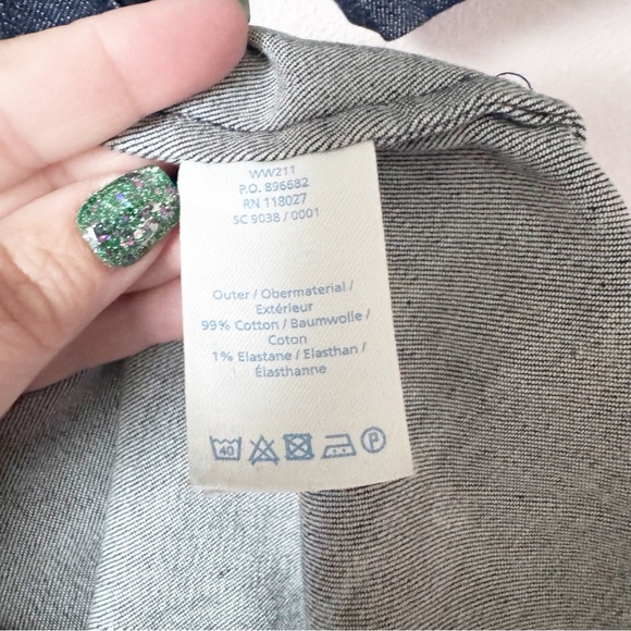 Boden Rhea Denim Midi Dress size 14L - Picture 8 of 12